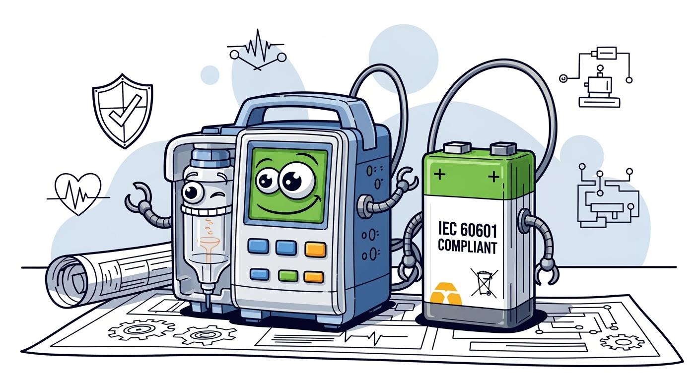 Design Guide for Infusion Pump Lithium Batteries That Meet IEC 60601 Medical Standards