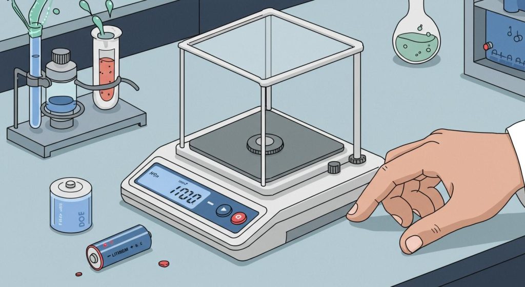 Portable Lab Scales and their reliance on lithium batteries for mobility and reliability