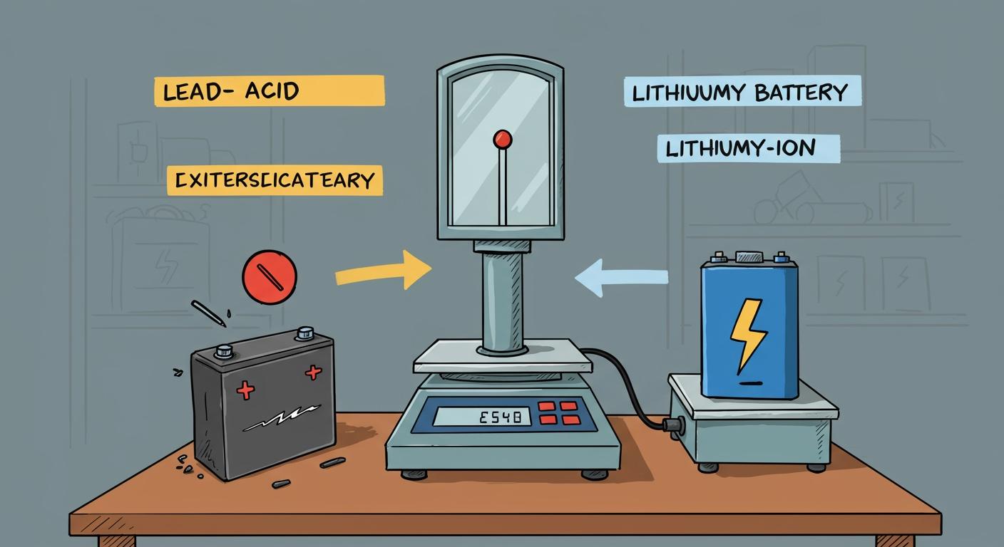 Why Li-ion Batteries Are Replacing Lead-Acid in Commercial Weighing Scales