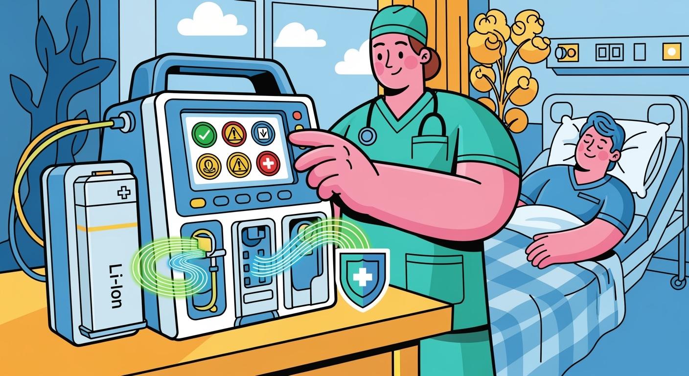 Why Are Medical Infusion Pumps Rapidly Transitioning to High-Safety Lithium Battery Solutions?