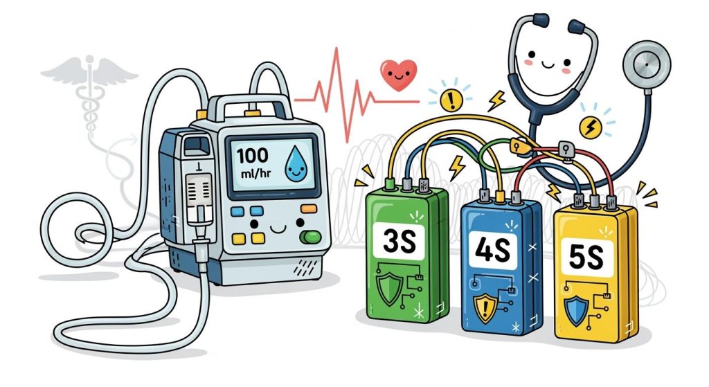 Special BMS Requirements for Infusion Pumps: Protection Design for 3S–5S Battery Packs