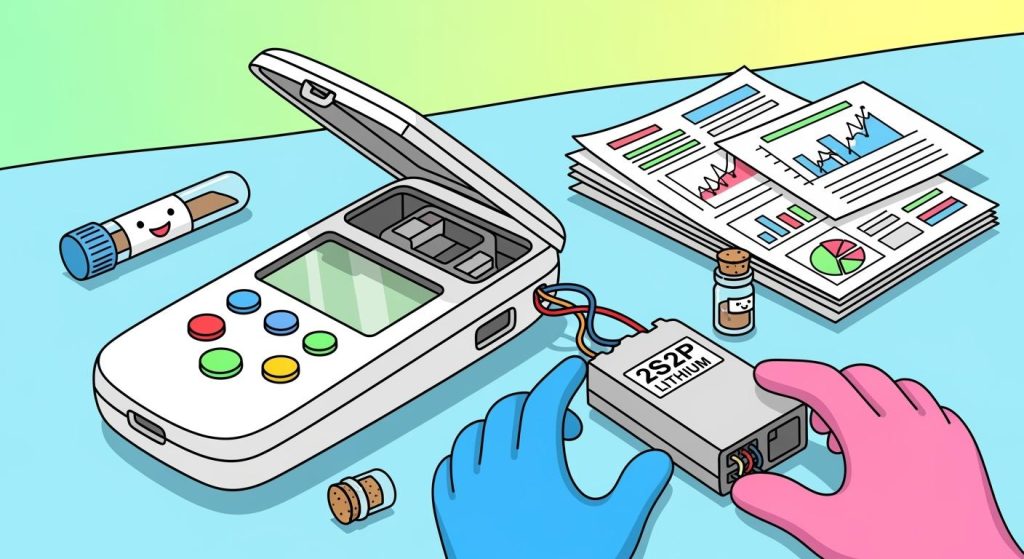 Comprehensive Analysis of 2S2P Lithium Battery Packs in Portable Blood Testing Equipment