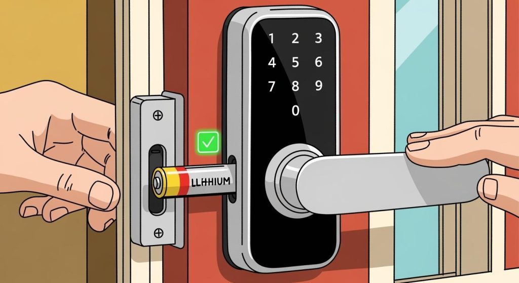 Advantages of Lithium Batteries for Reliable Smart Door Lock Operation