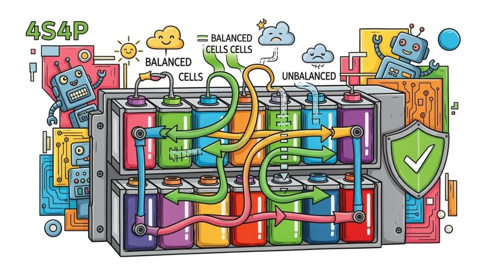 How Multi-Level Cell Balancing in a 4S4P Pack Prevents Premature Failure