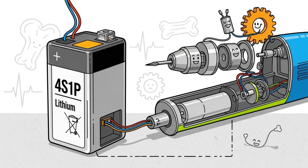 What Makes a 4S1P Lithium Battery Ideal for High-Torque Orthopedic Tools