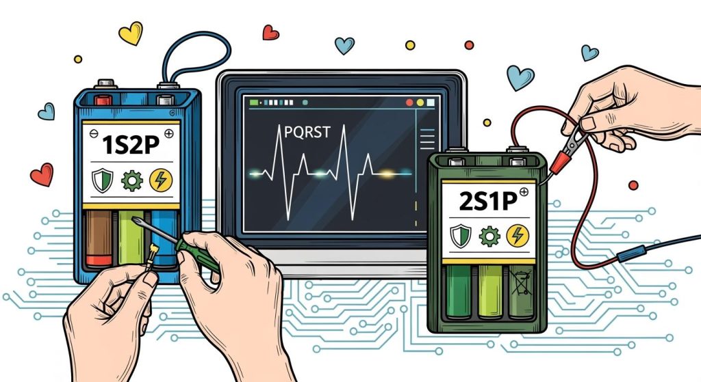 Best Practices for 1S2P and 2S1P Battery Packs in ECG Monitors