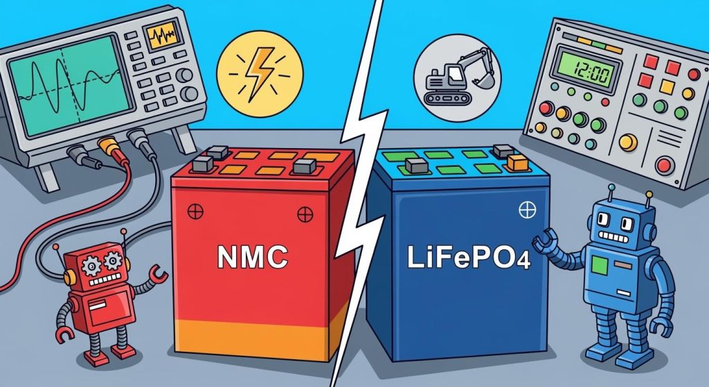 NMC vs. LiFePO4: Choosing the Right Battery Chemistry for Your High-Demand Industrial Test Equipment