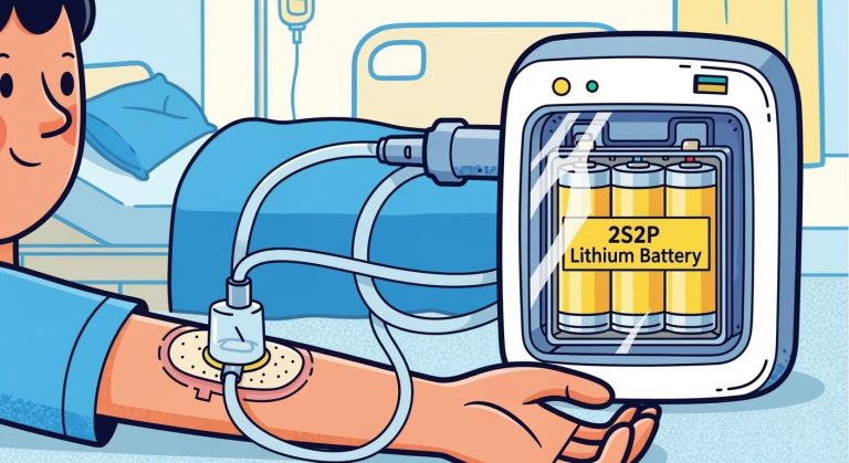 2S2P Lithium Battery Solution for Portable Negative Pressure Wound Therapy Devices