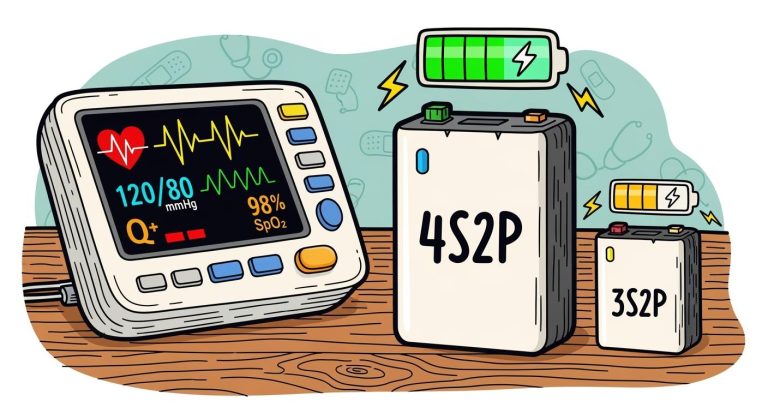 Battery Life Optimization for Patient Monitors: Is 4S2P Better Than 3S2P?