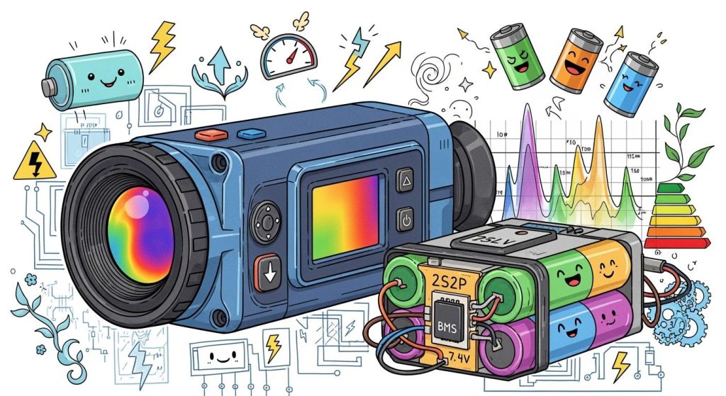 Optimizing Runtime for Thermal Imaging Cameras with Custom 2S2P 7.4V 18650 Battery Packs