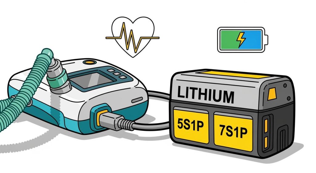 Emergency Backup Lithium Batteries for Medical Devices: Trends in 5S1P and 7S1P Solutions