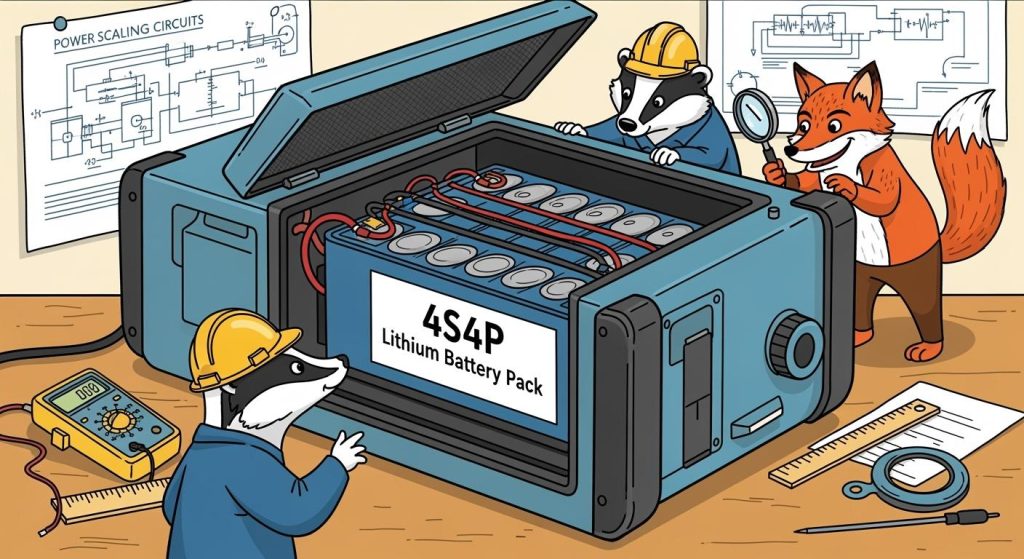 Scaling Power for Heavy-Duty Testing Instruments: The Benefits of 4S4P Lithium Battery Architecture