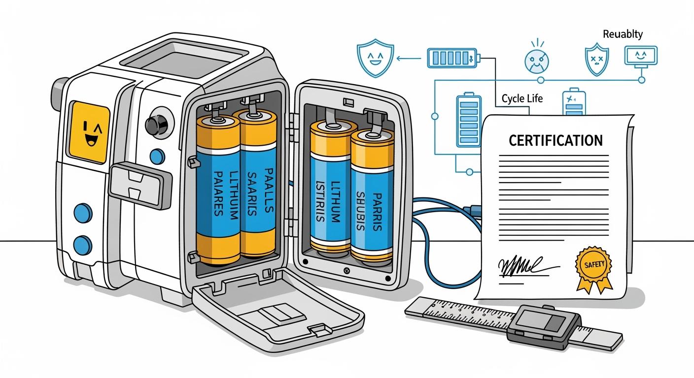 2S2P Medical Lithium Battery Design for Infusion Pumps: Balancing Size, Cycle Life, and Safety Certification