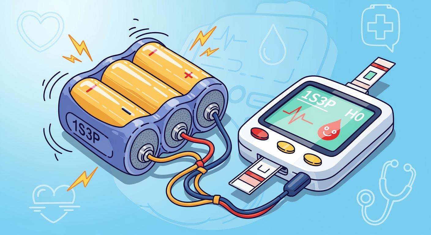 Improving Cycle Life of 1S3P Lithium Batteries in Frequently Charged POCT Devices