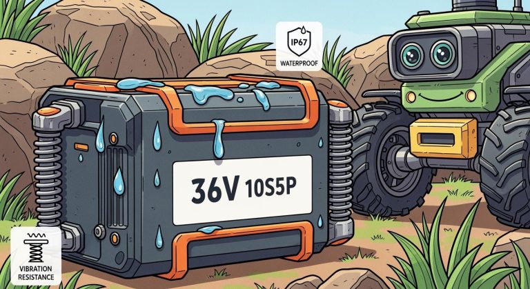 Ruggedized Power: Designing IP67 Waterproof and Anti-Vibration 10S5P 36V Packs for Outdoor Patrol Robots
