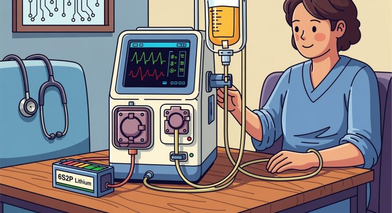 6S2P Lithium Battery Applications in Portable Dialysis Machines