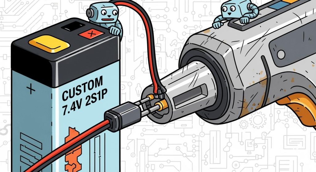Custom 7.4V 2S1P Replacement Batteries: Enhancing the Lifecycle of Legacy Inspection Tools