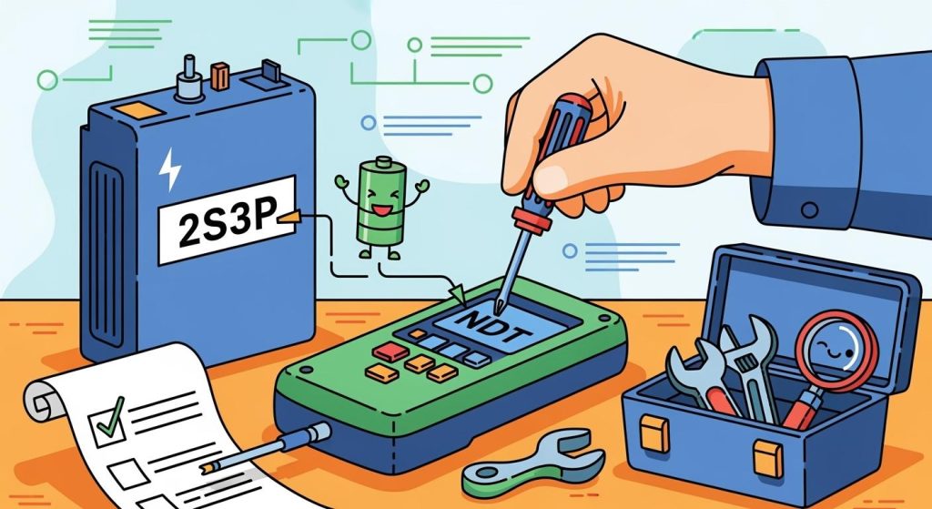 Enhancing Preventive Maintenance with 2S3P Battery Solutions for Handheld NDT Equipment