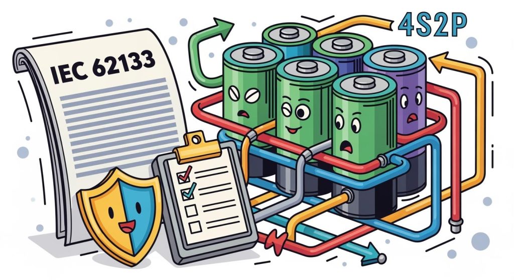 Why Battery Safety is Paramount - A Look at IEC 62133 and 4S2P Design