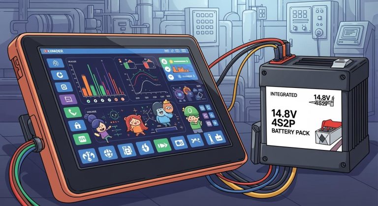 Why a 14.8V 4S2P Pack is Essential for Next-Gen Industrial Touchscreens