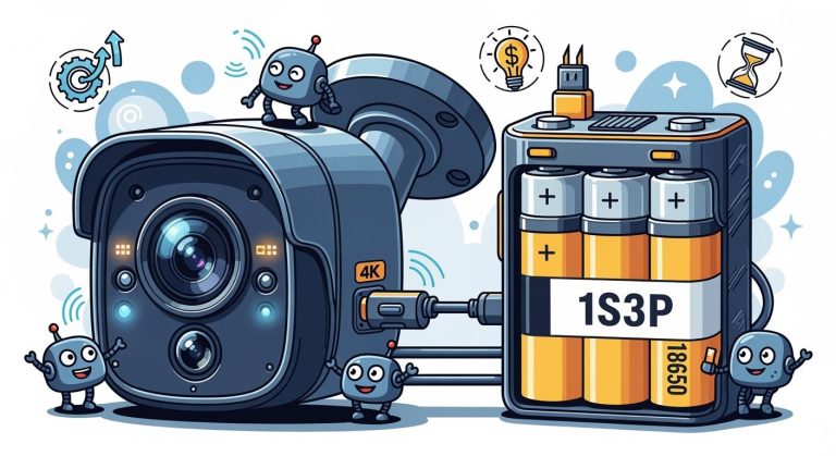 Optimizing Battery Life for 4K AI Security Cameras: Why 1S3P 18650 Packs are the Gold Standard