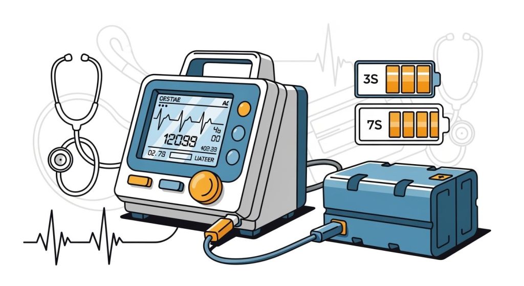 How to Select a Reliable Backup Battery for Ventilators: 3S and 7S Lithium Battery Systems Explained
