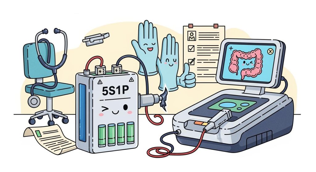 5S1P Lithium Battery Pack Design for Mobile Endoscopy Examination Systems