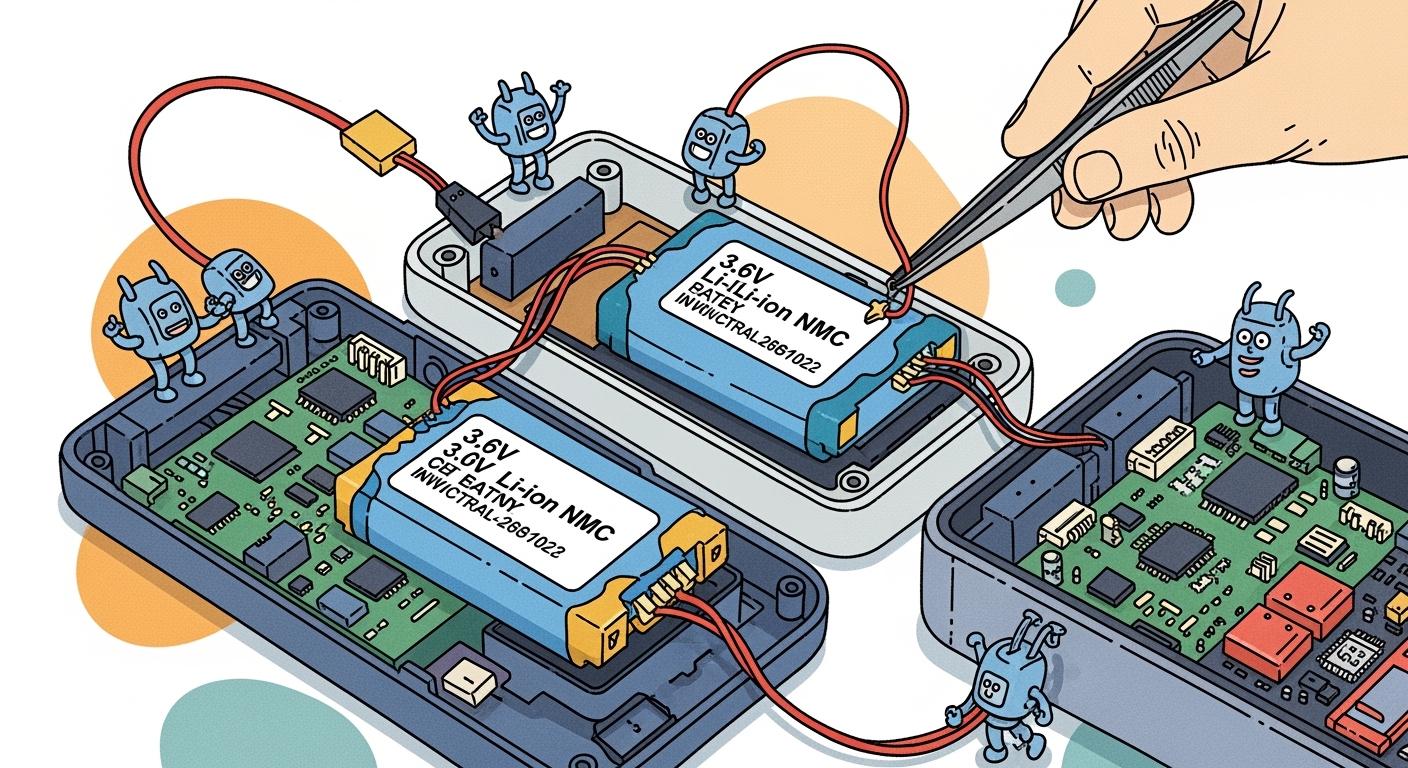 Space-Constrained Design: Customizing 3.6V Li-ion NMC Packs for Compact IPC & Video Doorbells