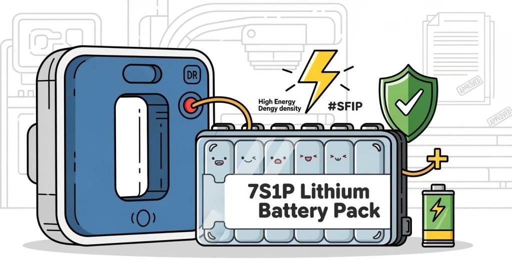 7S1P Lithium Battery Solution for Mobile DR Detectors: Energy Density and Regulatory Compliance