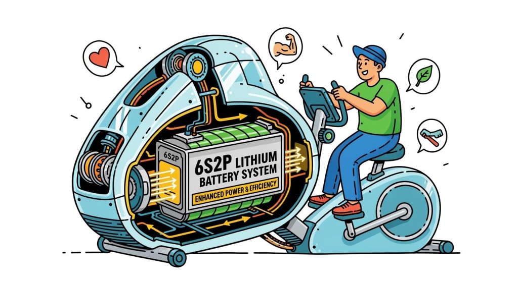 The benefits of a 6S2P Lithium Battery System for rehabilitation training equipment