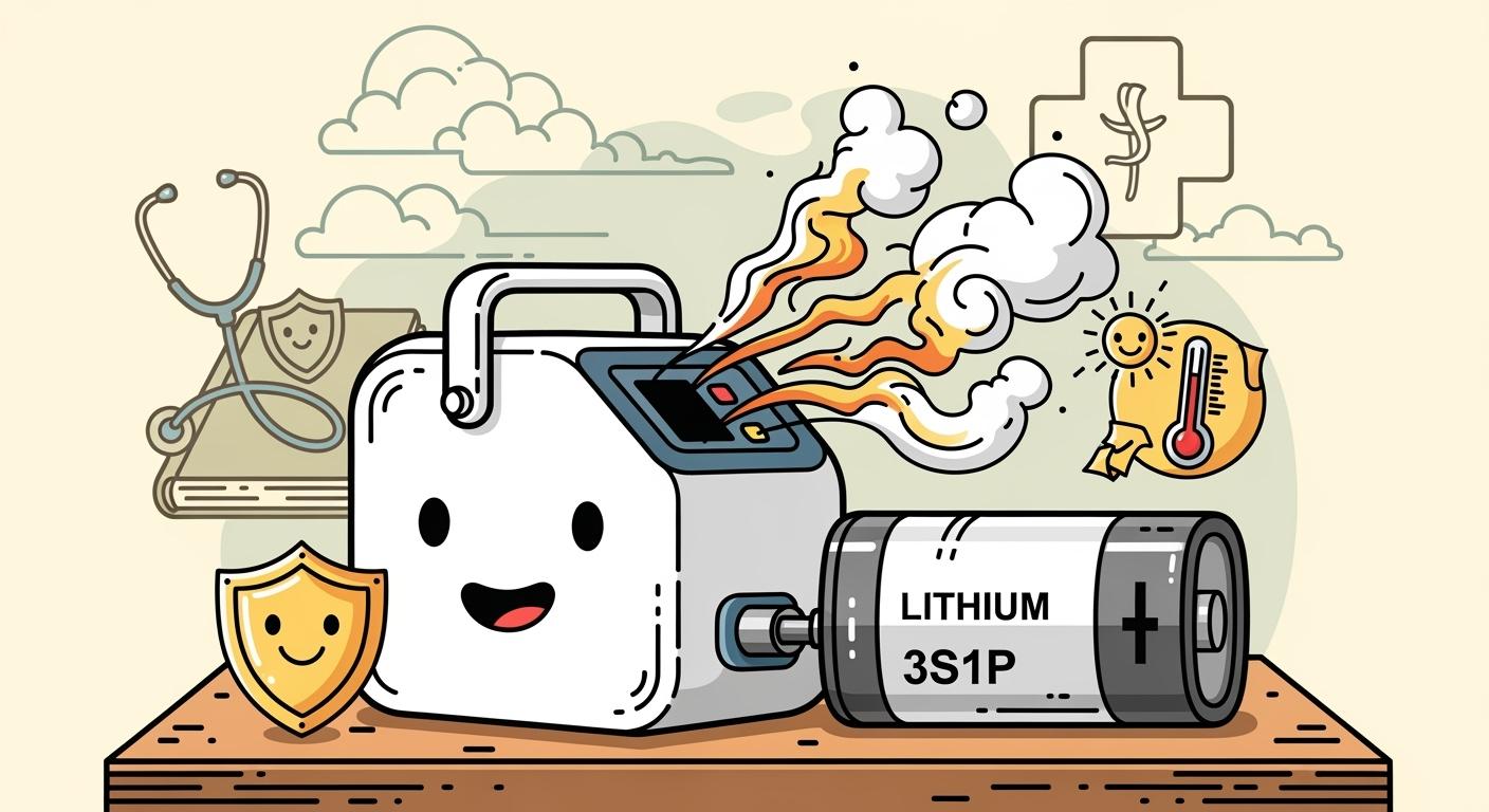 3S1P Lithium Battery Selection for Portable Medical Sterilization Devices: Safety Design in High-Temperature Environments