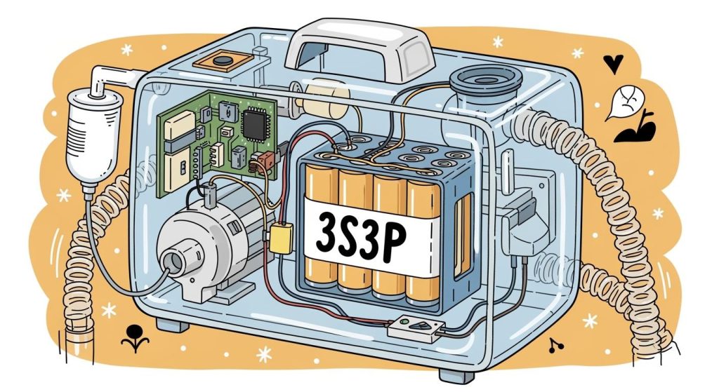 Key Factors Affecting the Reliability of 3S3P Lithium Battery Systems in Medical Ventilators