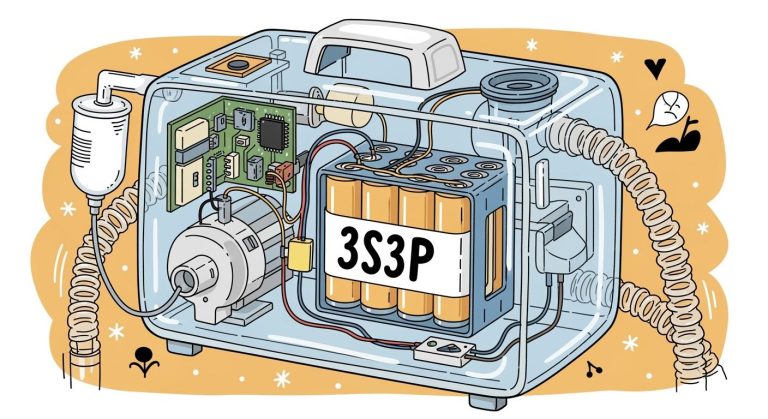 Key Factors Affecting the Reliability of 3S3P Lithium Battery Systems in Medical Ventilators
