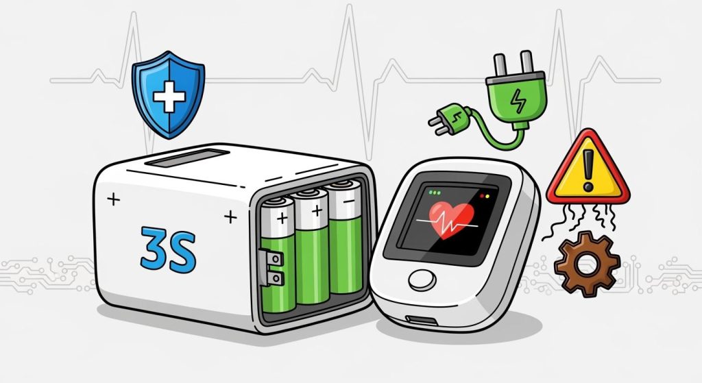 3S Lithium Battery Pack Design for 12V Medical Device Platforms: Advantages and Limitations of Standardized Solutions