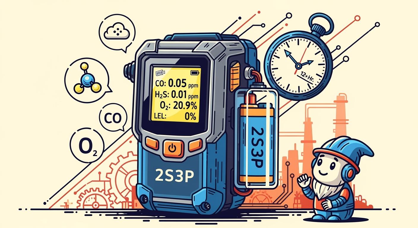 Enterprise Guide to Li-ion Packs in Portable Gas Detectors: 2S3P Designs for Multi-Gas Tools – Sub-ppm Sensitivity & 12+ Hour Shifts