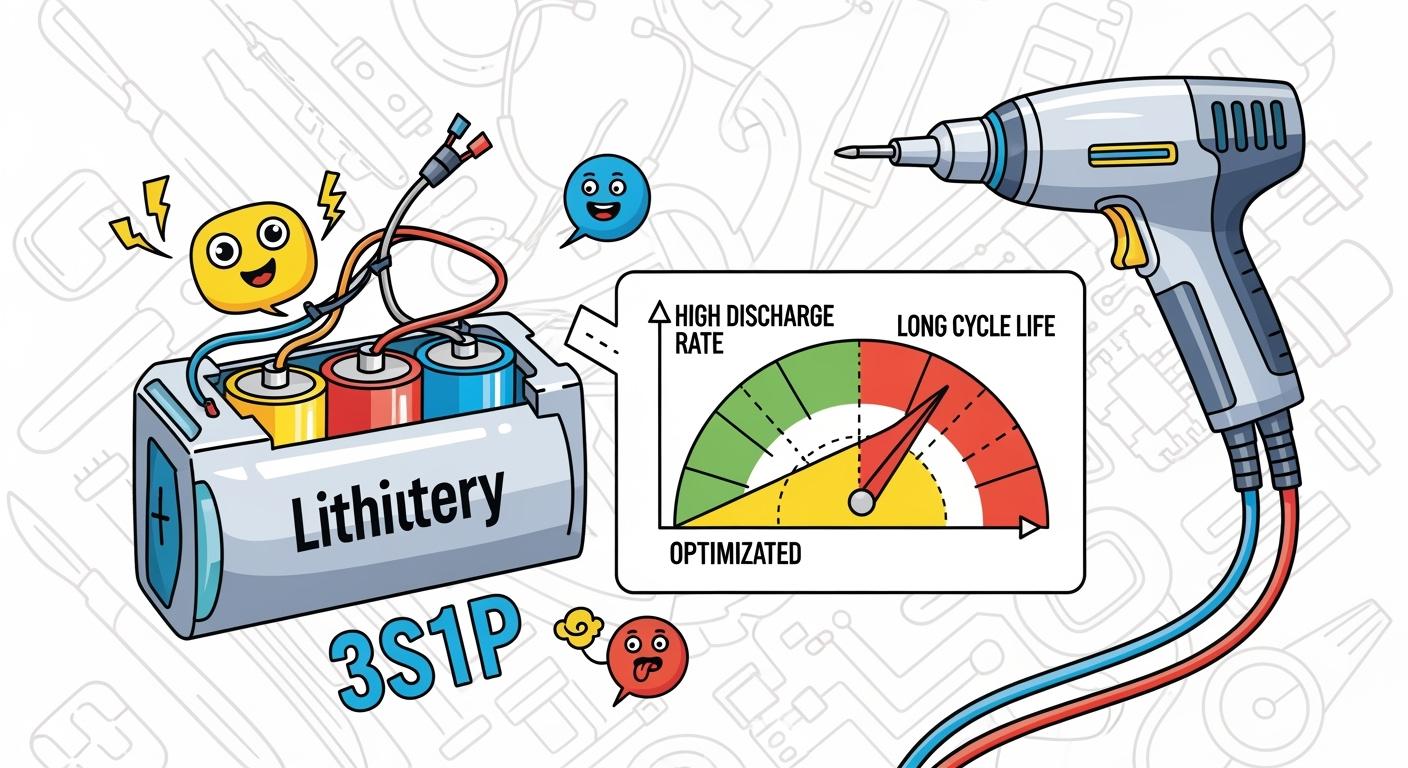 3S1P Lithium Battery Selection for Powered Surgical Instruments: Balancing High Discharge Rate and Cycle Life