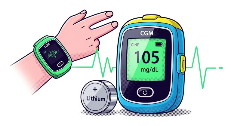 持続血糖モニタリング（CGM）機器向け1Sリチウム電池ソリューション：コンパクトな設計で長寿命を実現