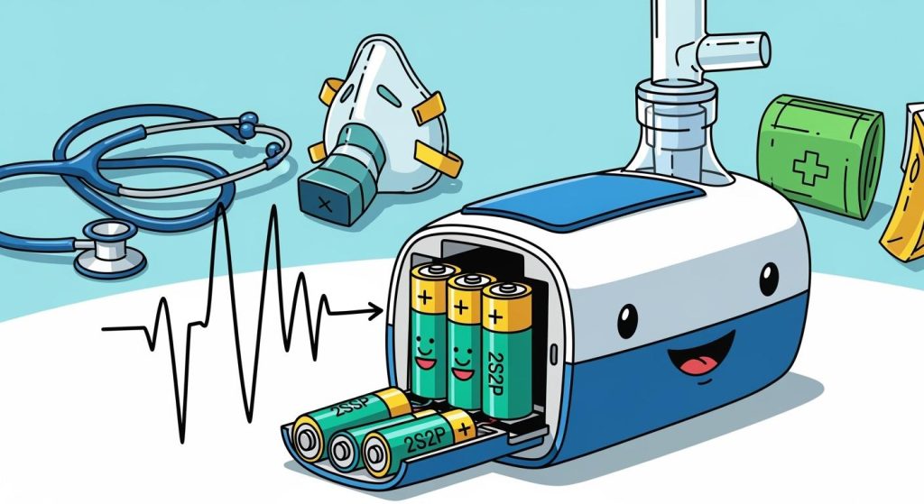 2S2P Lithium Battery Selection for Portable Nebulizers: Stable Power Under Pulsed Loads