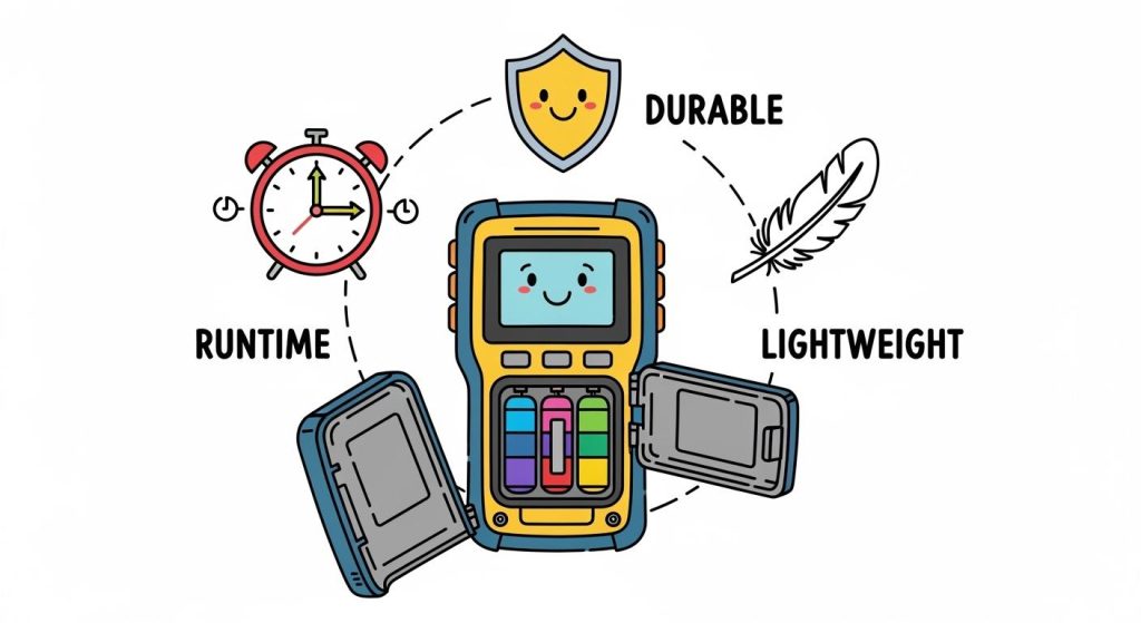 Battery Pack Design for Handheld Inspection Devices: Balancing Runtime, Weight, and Durability