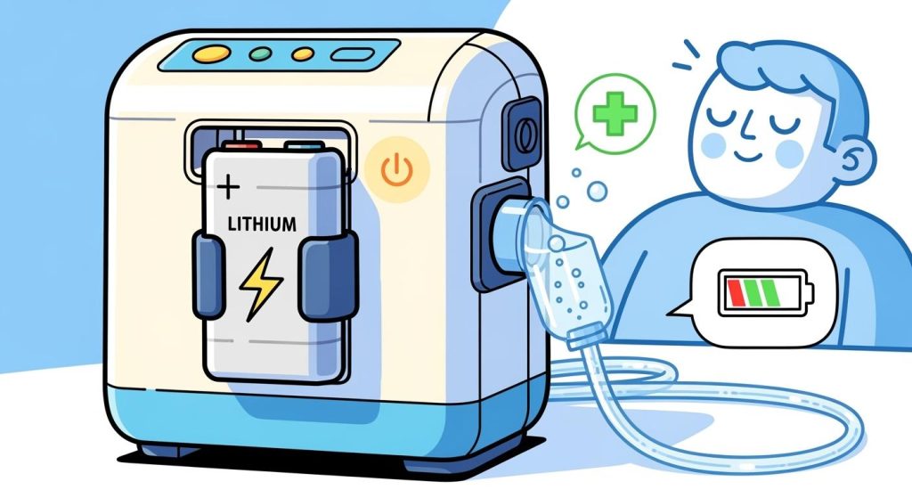 How Medical-Grade Lithium Battery Packs Improve Oxygen Concentrator Reliability
