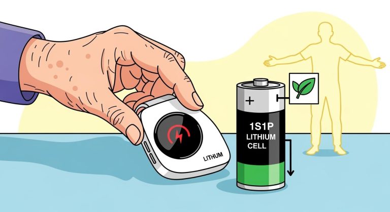 1S1P Lithium Battery System for Elderly Fall Detection Devices: Ultra-Low Power Standby Design