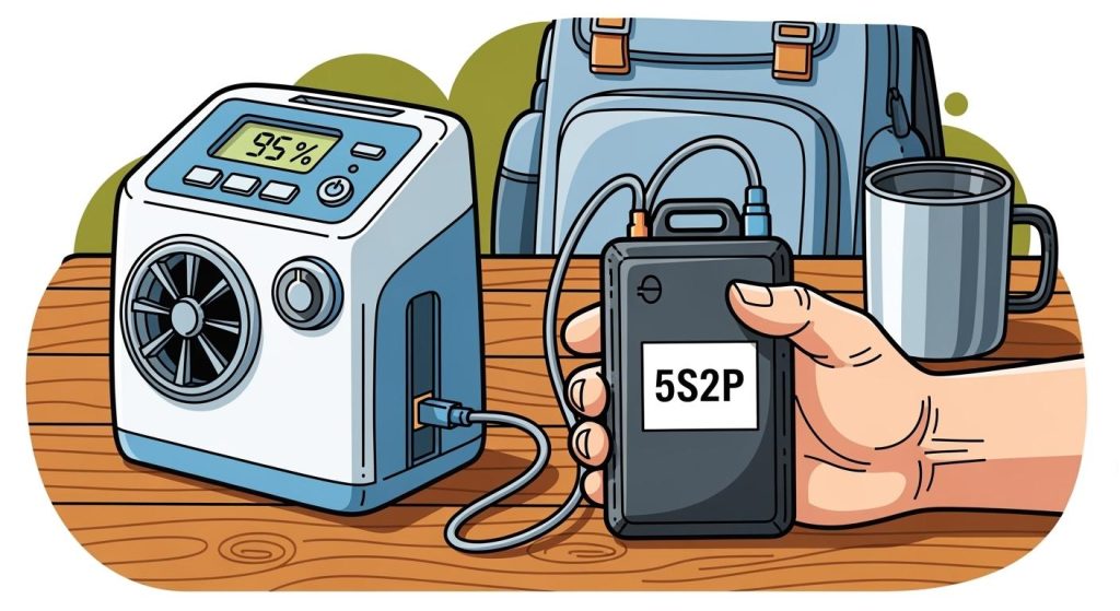 Making Your Oxygen Concentrator Portable with 5S2P Lithium Battery Packs