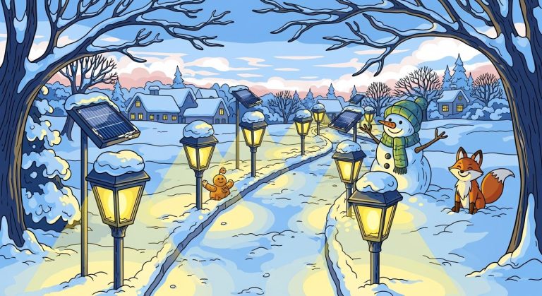 Improving Winter Performance of Outdoor Solar Lighting Systems