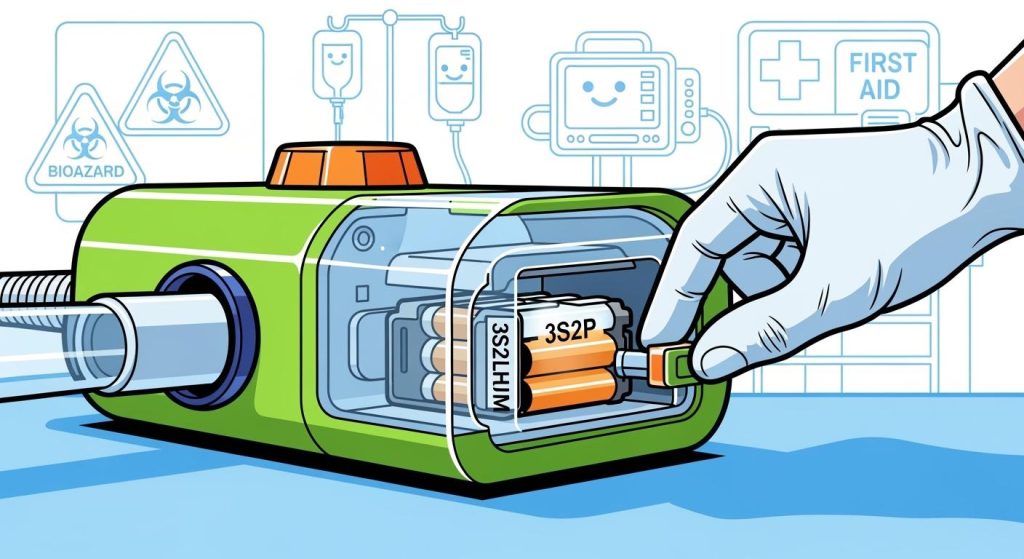 A Practical Approach to 3S2P Lithium Battery Solutions for Medical Suction Device Safety
