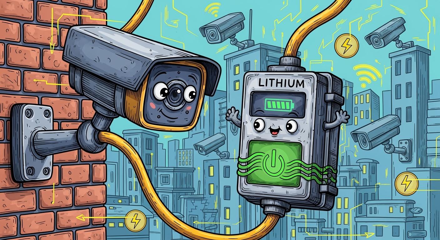How to Improve Backup Power Reliability in CCTV and Security Camera Systems with Lithium Battery Technology