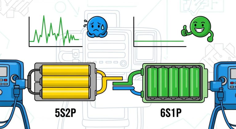 Ventilator Battery Trends: 5S2P vs. 6S1P Stability Comparison