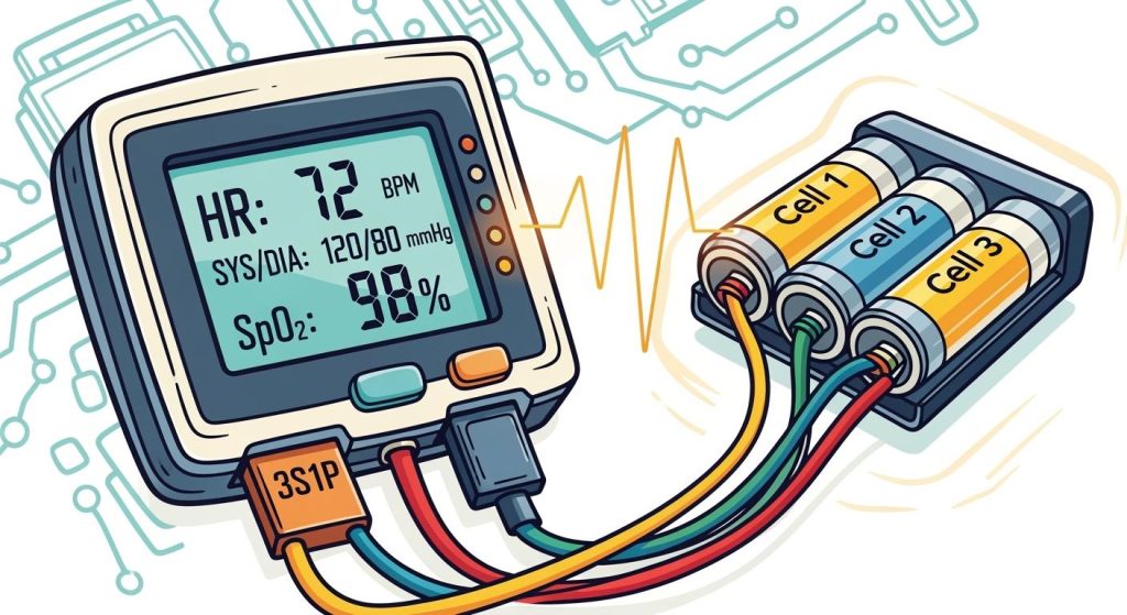 3S1P Lithium Battery Solution for Multi-Parameter Vital Signs Monitors: Low-Noise Power Design Considerations