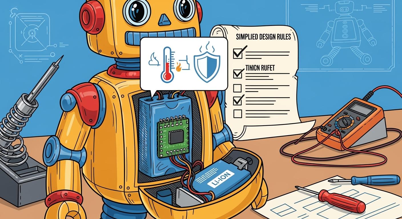 How to Build Safe Rechargeable Battery Packs for Toys: Protection Circuit, Thermal Safety, and Design Rules