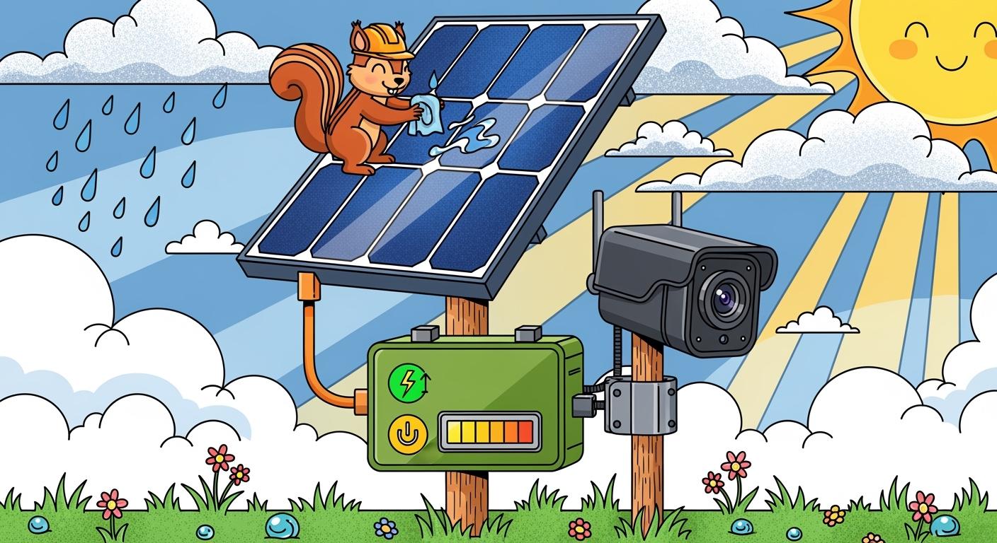 Low-Power Solar Battery Systems for IP Cameras: Optimizing Runtime, Charging Efficiency, and Weather Resistance