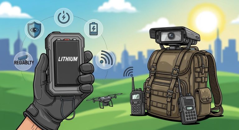 Lithium Battery Solutions for Portable Security and Tactical Field Equipment: Reliable Power for Mobile Surveillance and Rapid Deployment Systems
